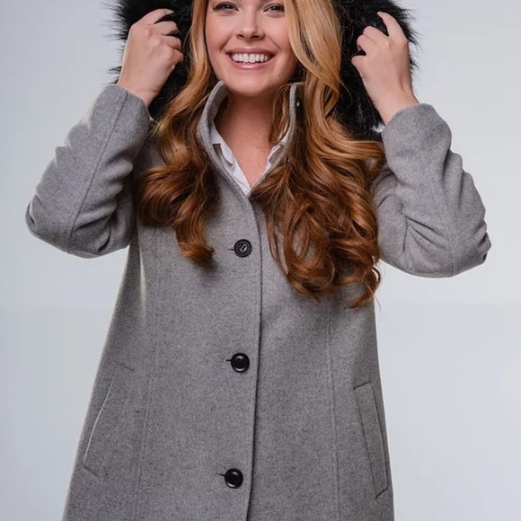 NEW - Nuage Italian Wool A-line Coat (XS) - Picture 6 of 7